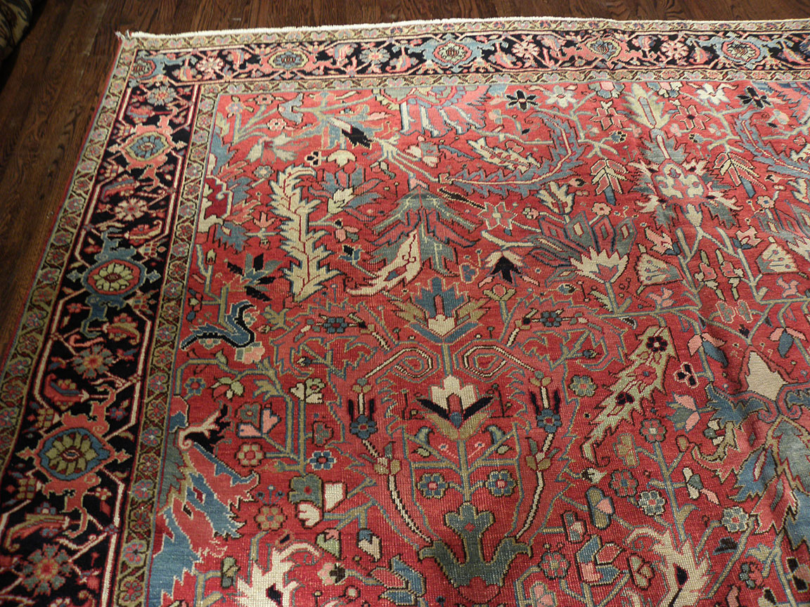 Antique heriz Carpet - # 8601