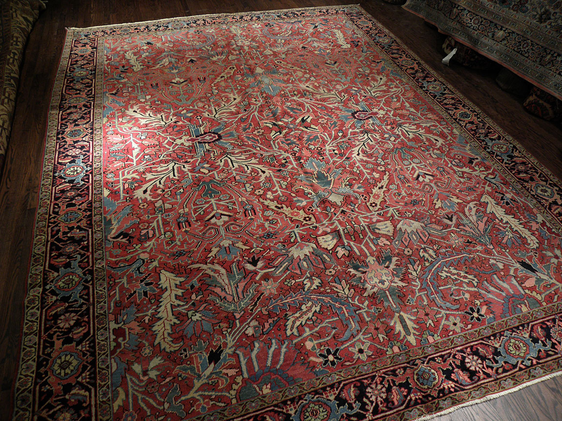 Antique heriz Carpet - # 8601