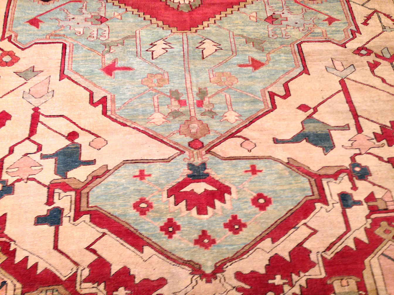 Antique heriz Carpet - # 8822