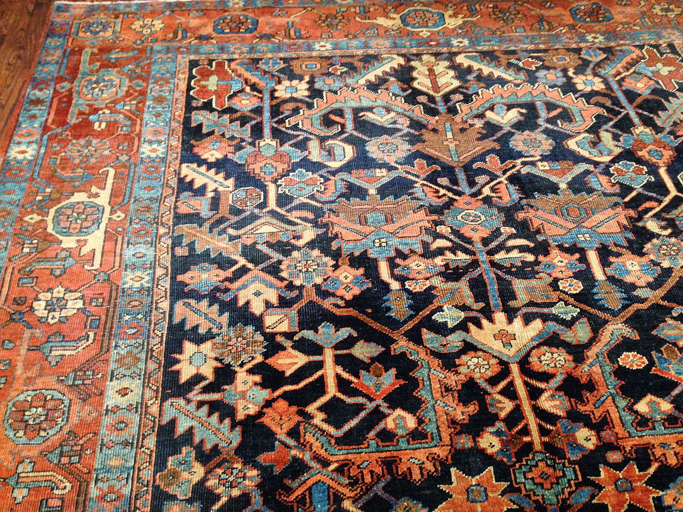 Antique heriz Carpet - # 9087