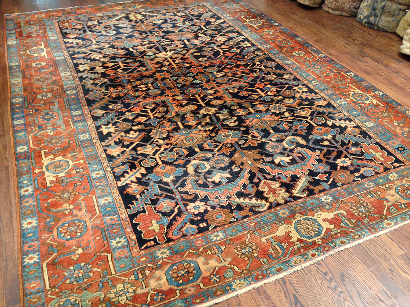 Antique heriz Carpet - # 9087