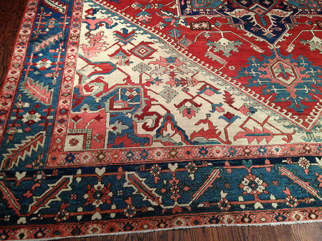 Antique heriz Carpet - # 9101