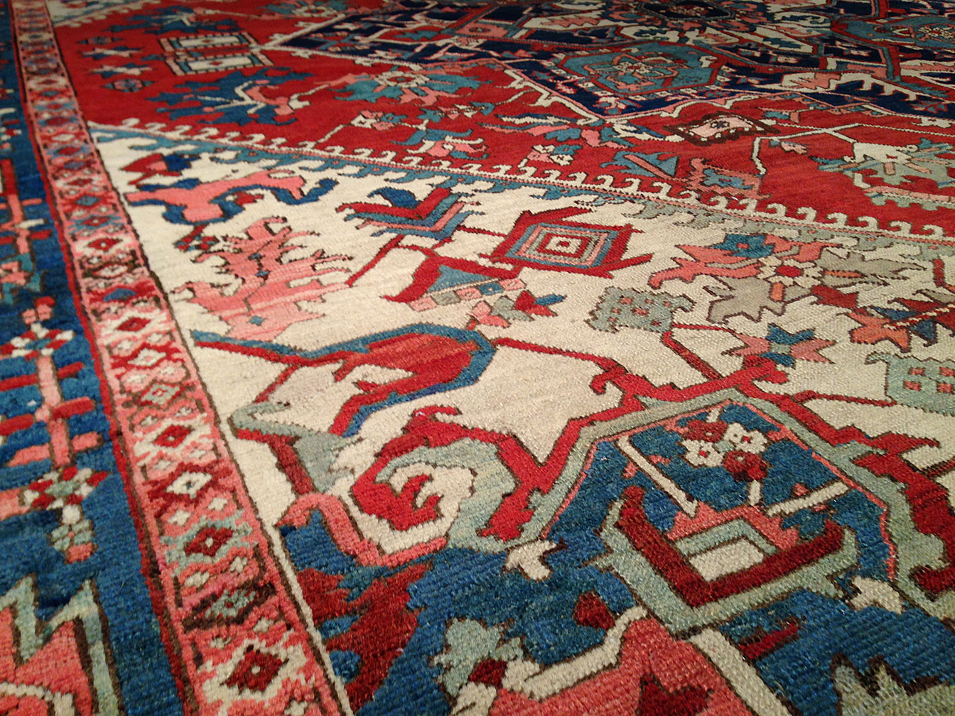 Antique heriz Carpet - # 9101