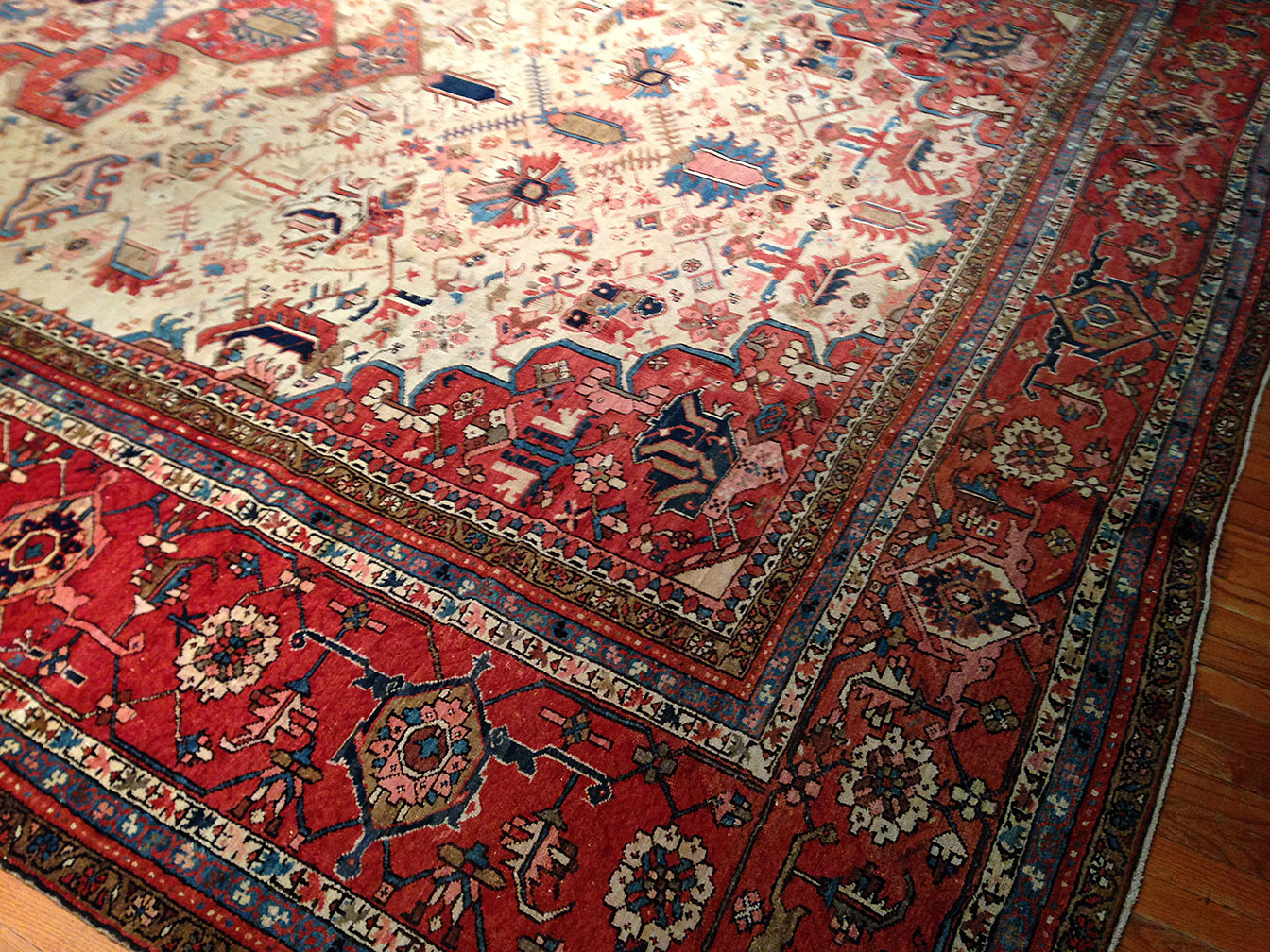 Antique heriz Carpet - # 9152
