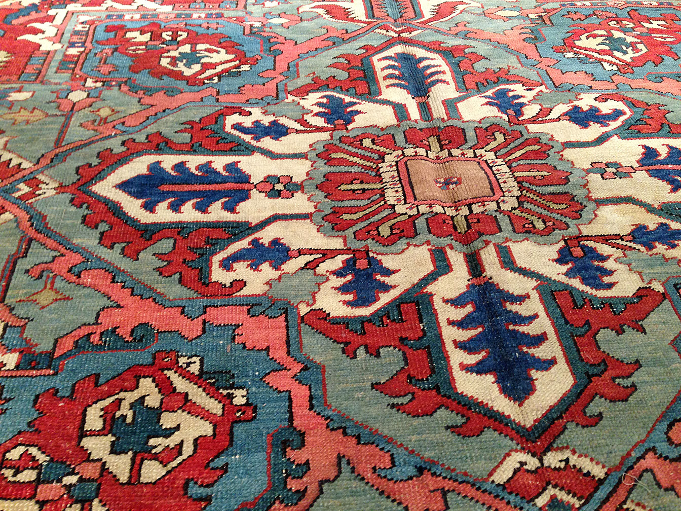 Antique heriz Carpet - # 9154