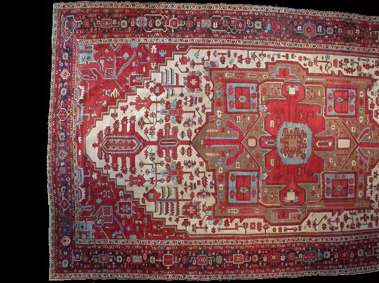 Antique heriz Carpet - # 9155