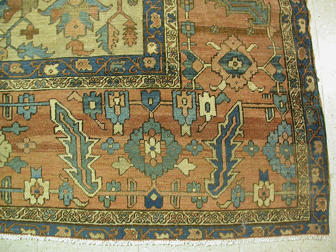Antique heriz Carpet - # 9158