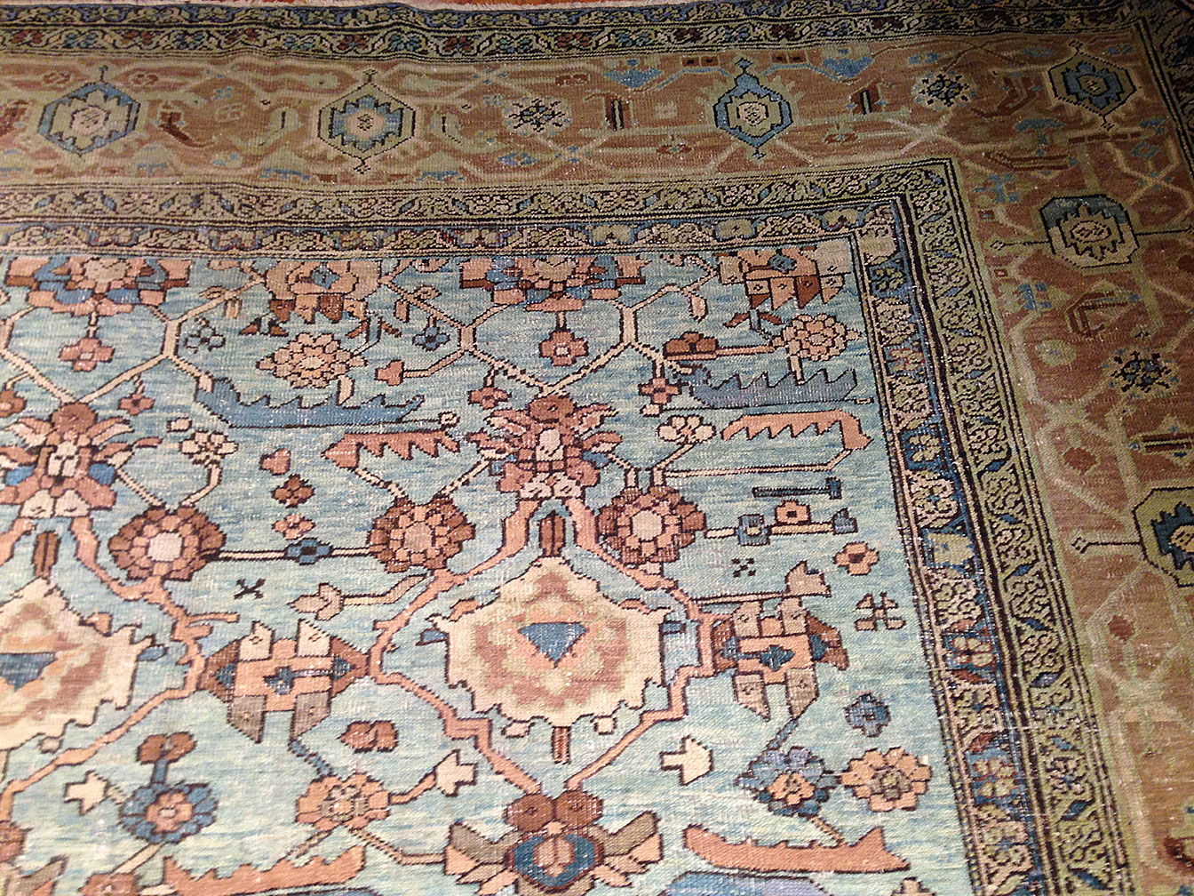 Antique heriz Carpet - # 9208