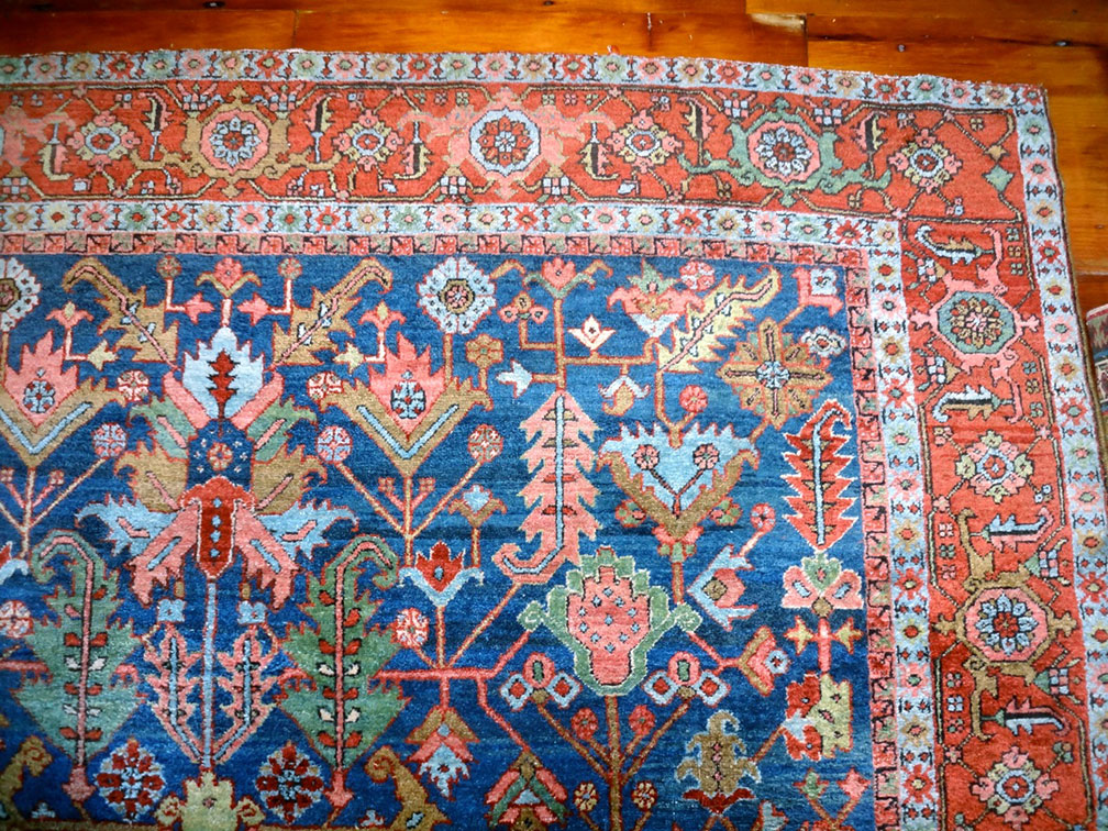 Antique heriz Carpet - # 9336