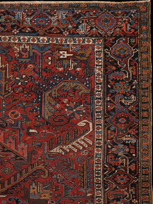 Antique heriz Carpet - # 9418