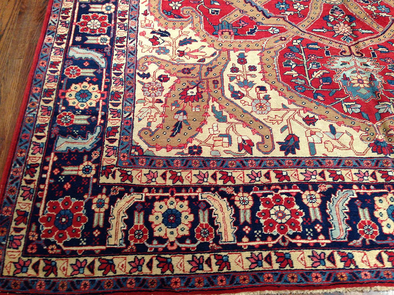 Antique heriz Carpet - # 9449