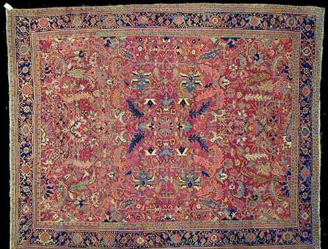 Antique heriz Carpet - # 952
