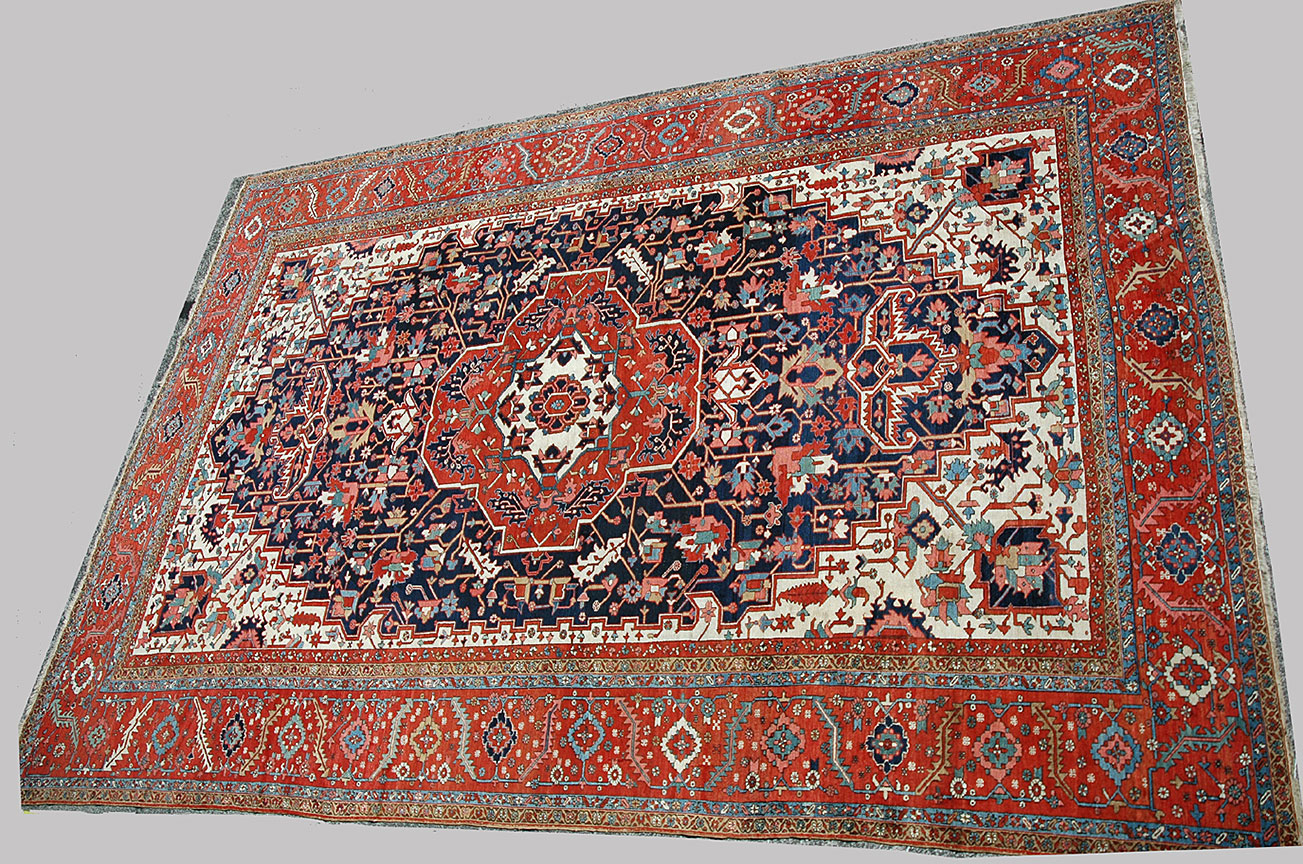 Antique heriz Carpet - # 9976