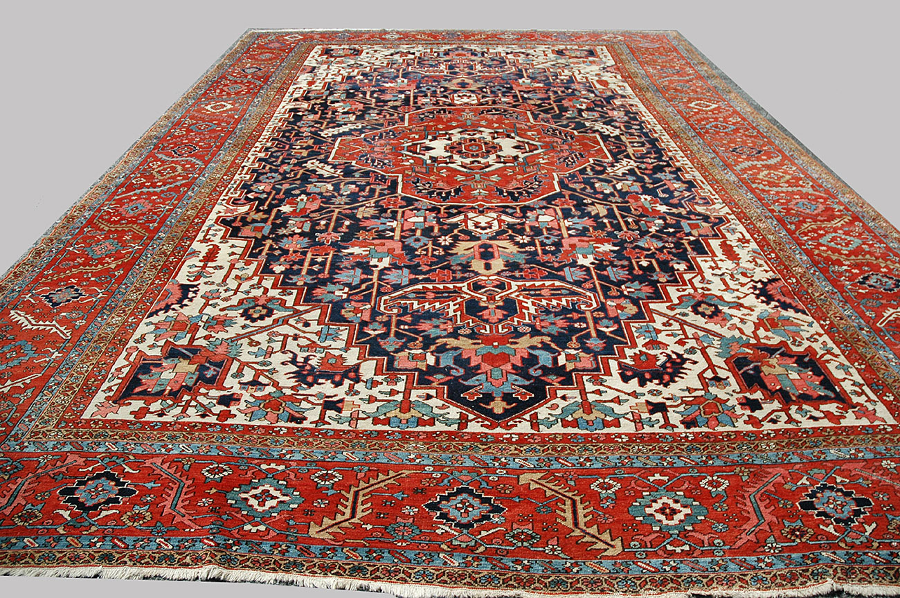 Antique heriz Carpet - # 9976