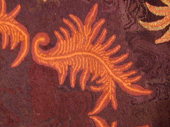 Antique hooked Carpet - # 3051