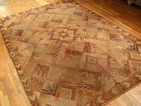 Antique hooked Carpet - # 4667