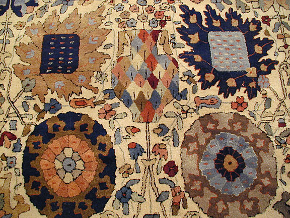 Antique hooked Carpet - # 93930