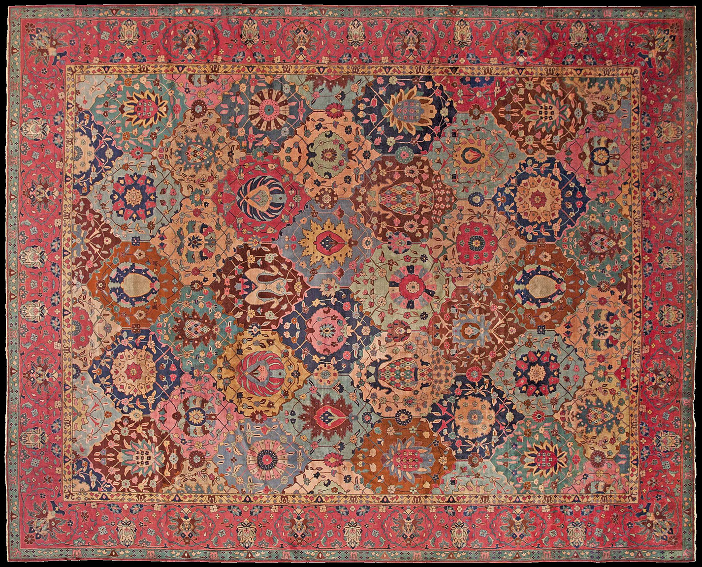 Antique indian Carpet - # 9822