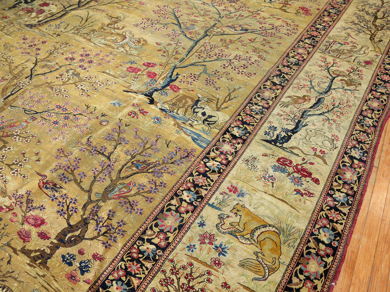 Antique isphahan Carpet - # 55811