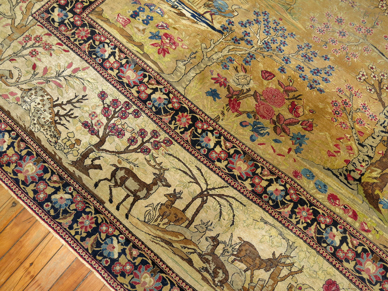 Antique isphahan Carpet - # 55811