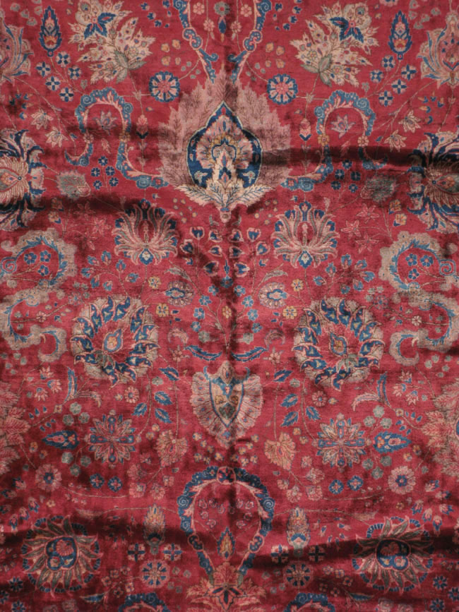 Antique kashan Carpet - # 10968