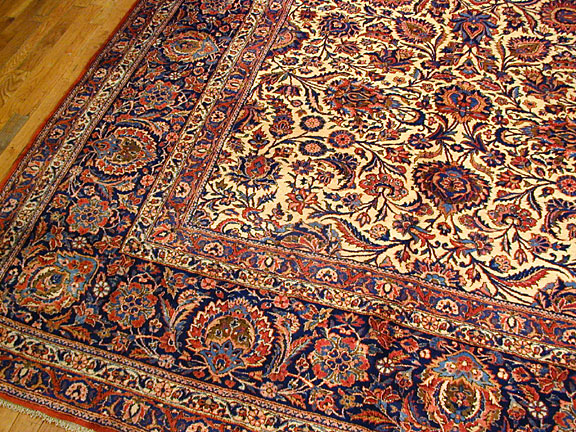 Antique kashan Carpet - # 3407