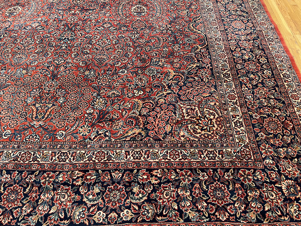 Antique kashan Carpet - # 50400