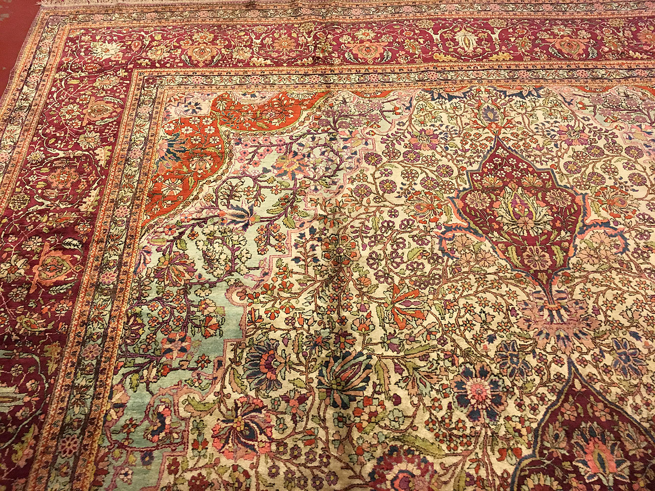 Antique kashan Carpet - # 52077