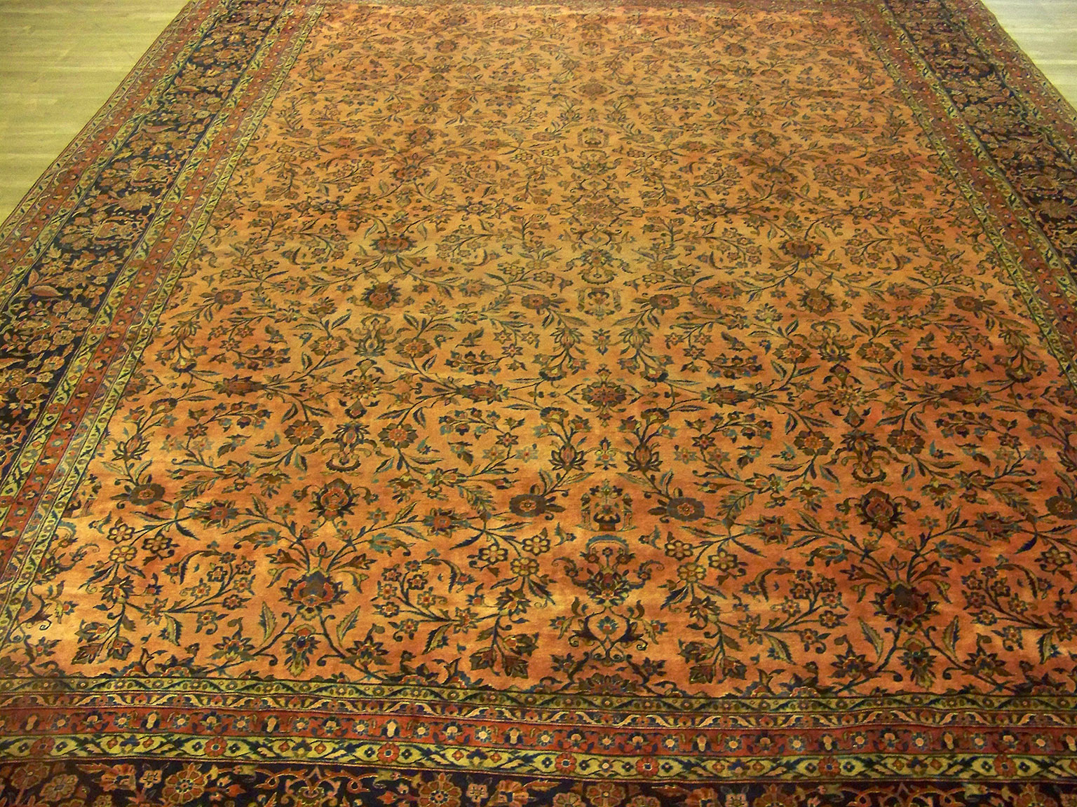 Antique kashan Carpet - # 52351