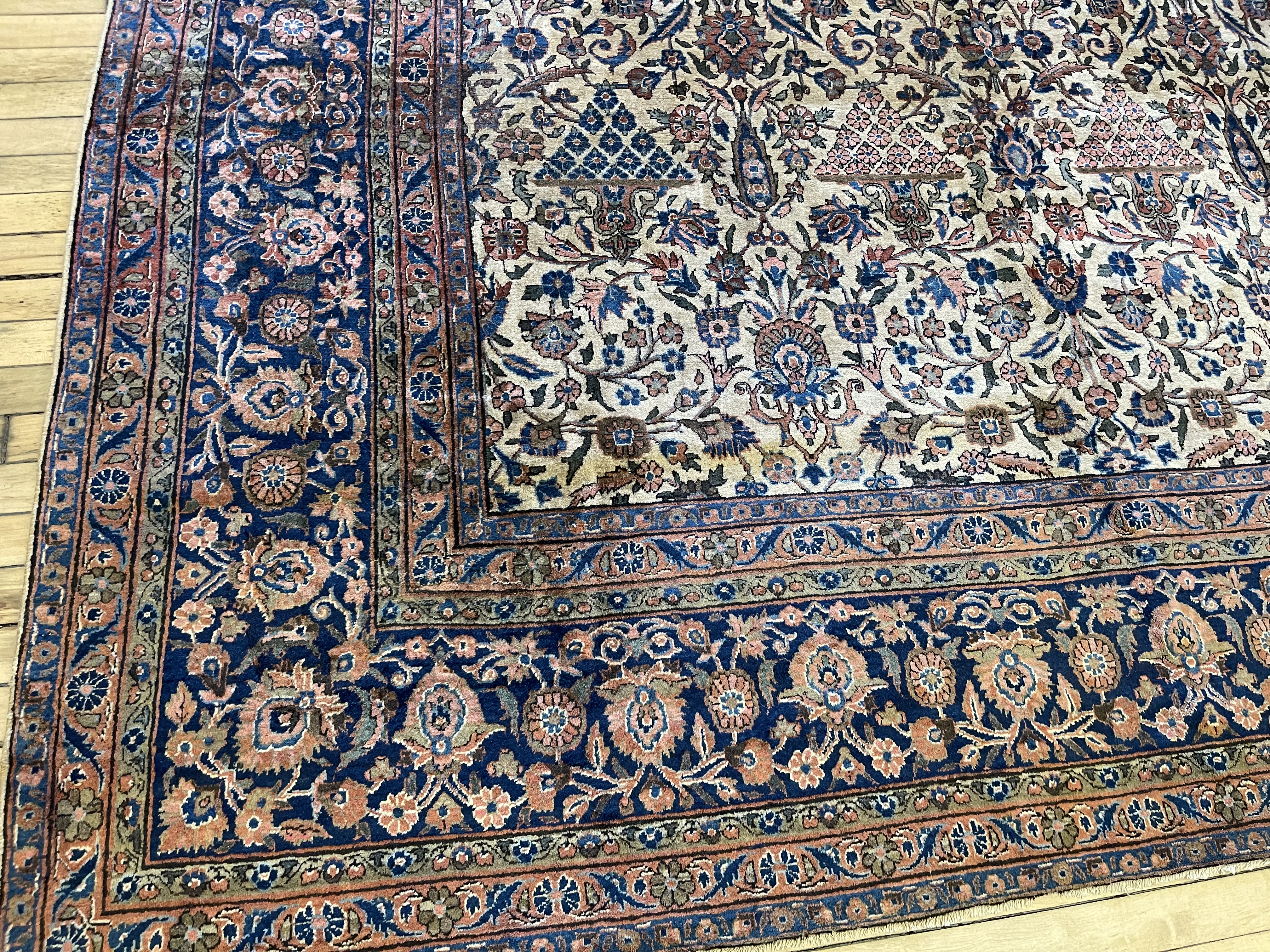 Antique kashan Carpet - # 78230