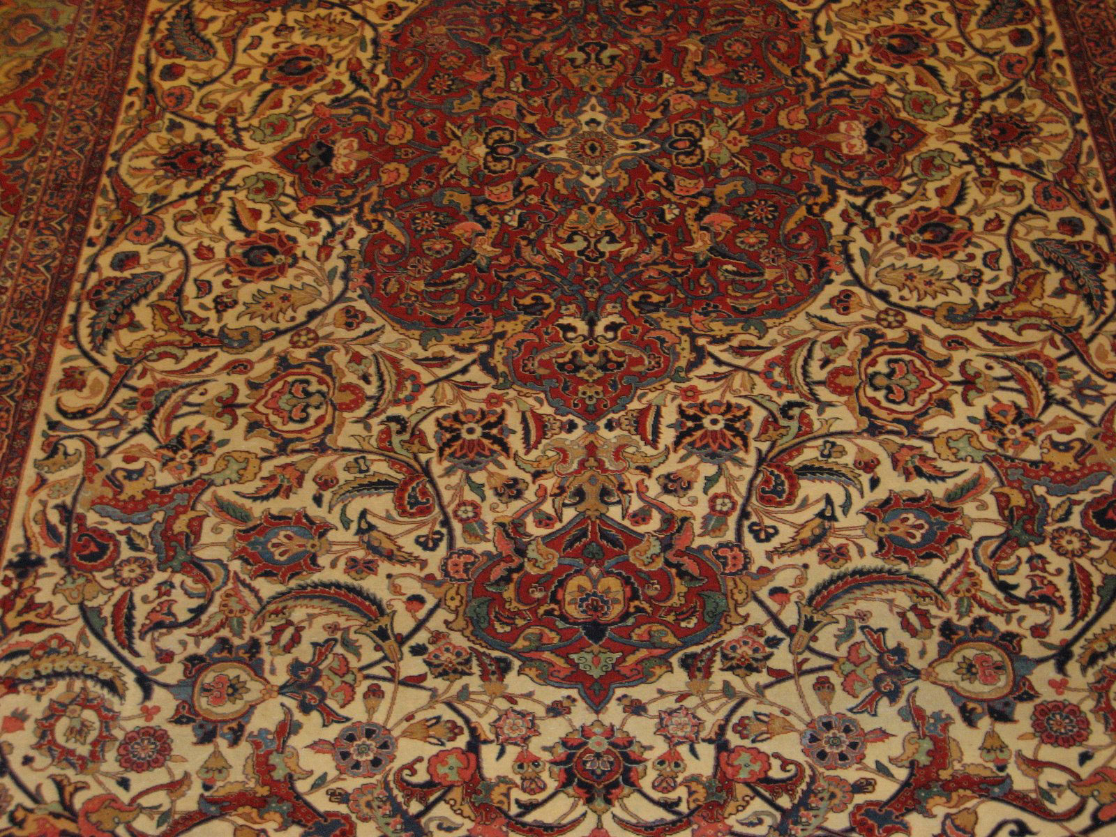 Antique kashan Carpet - # 9453