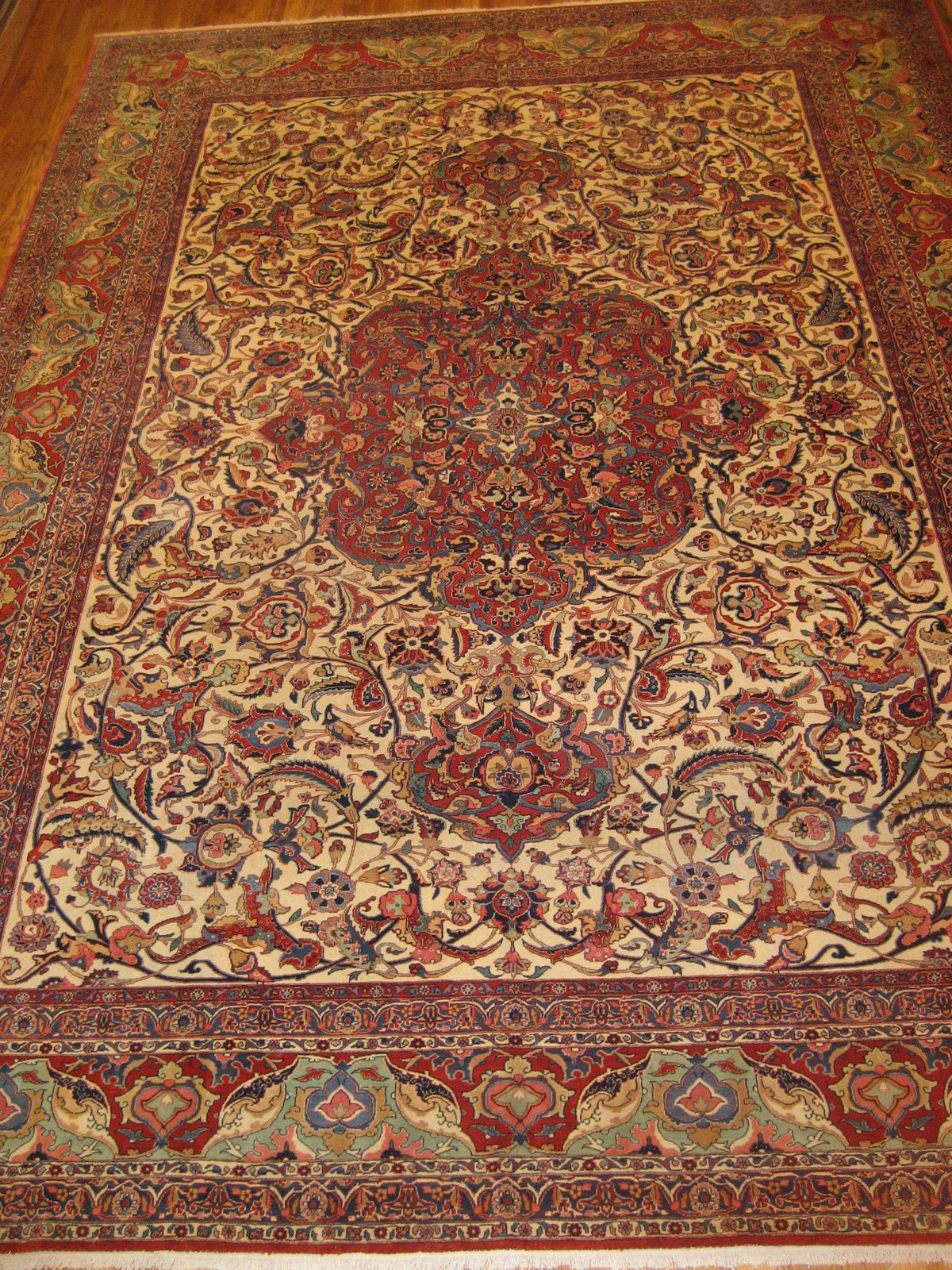 Antique kashan Carpet - # 9453