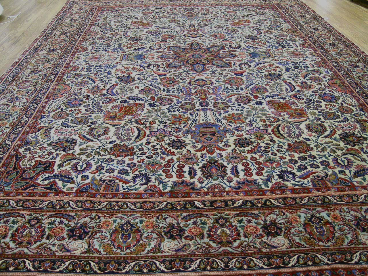Antique kashan Carpet - # 9464