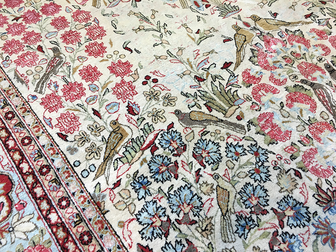 Antique kashan, dabir Carpet - # 53236