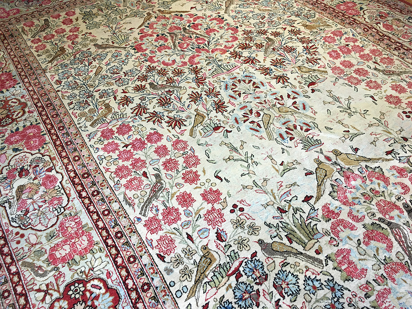 Antique kashan, dabir Carpet - # 53236