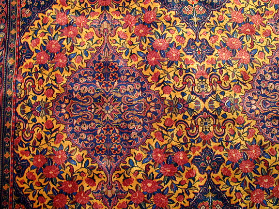 Antique kashan, manchester Carpet - # 3580