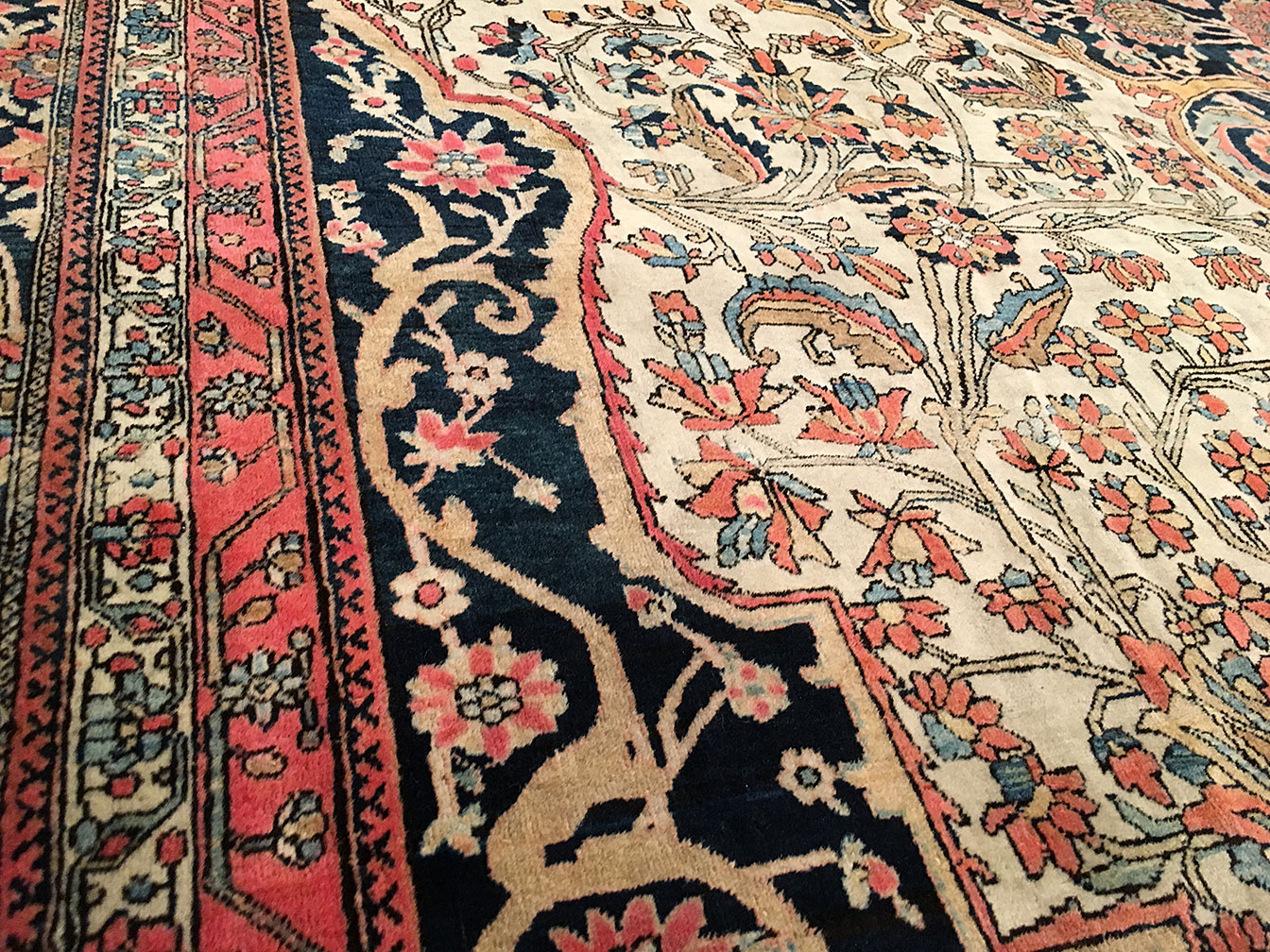 Antique kashan, mohtasham Carpet - # 51620