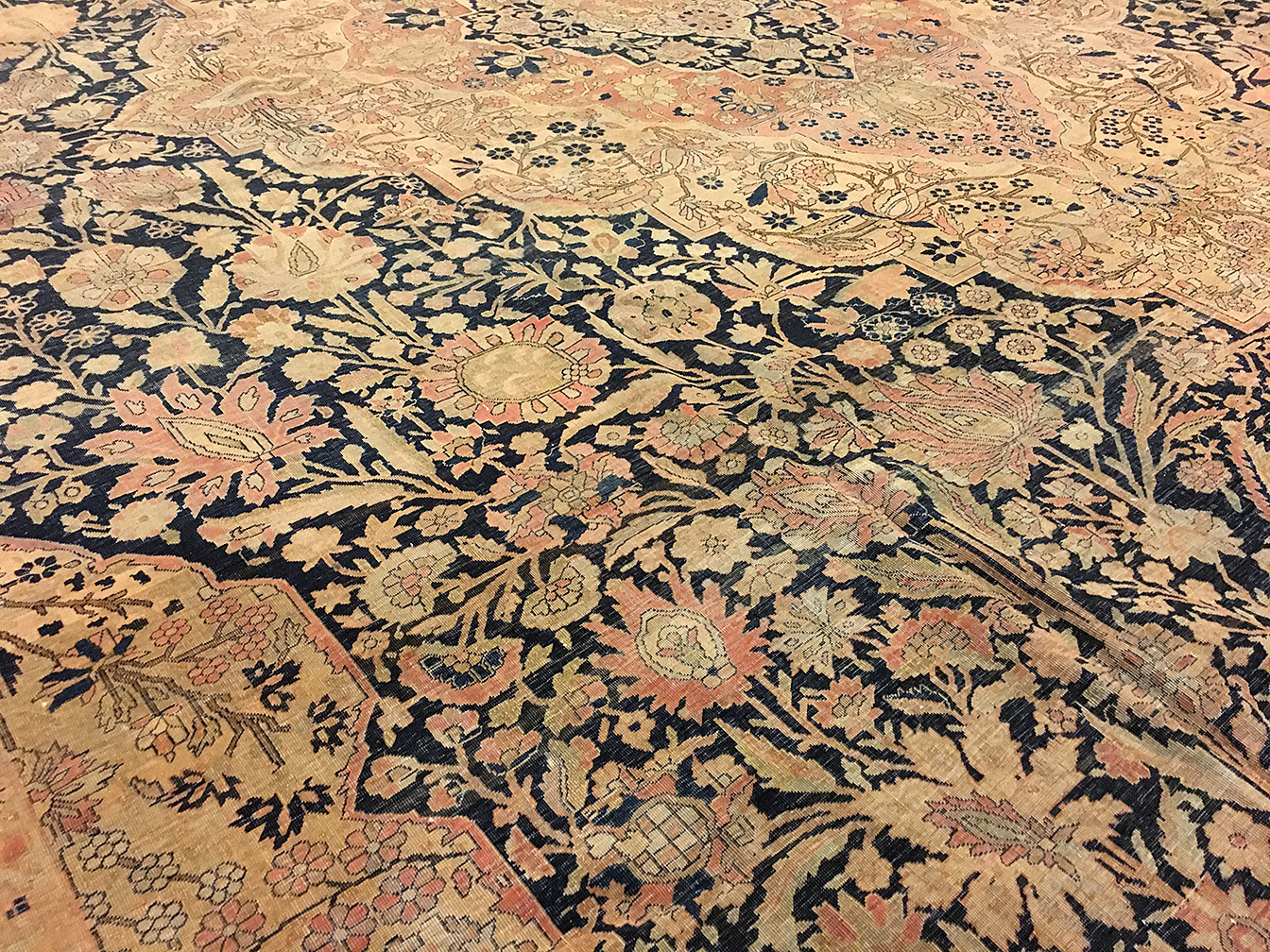Antique kashan, mohtasham Carpet - # 51999