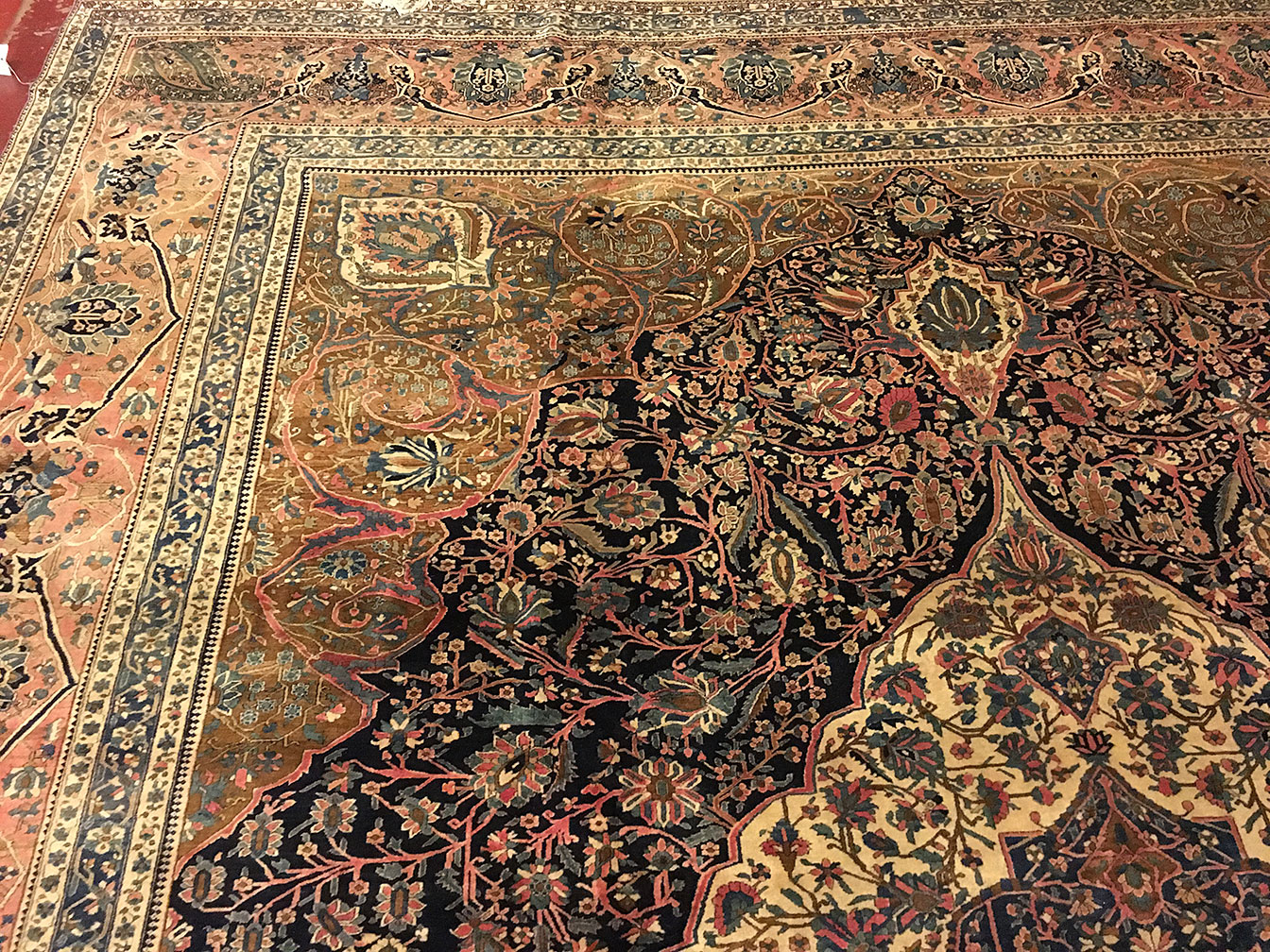 Antique kashan, mohtasham Carpet - # 52076