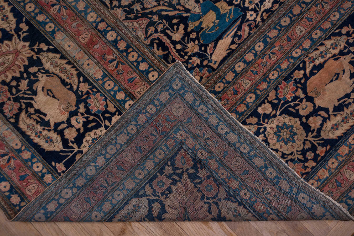 Antique kashan, mohtasham Carpet - # 52131