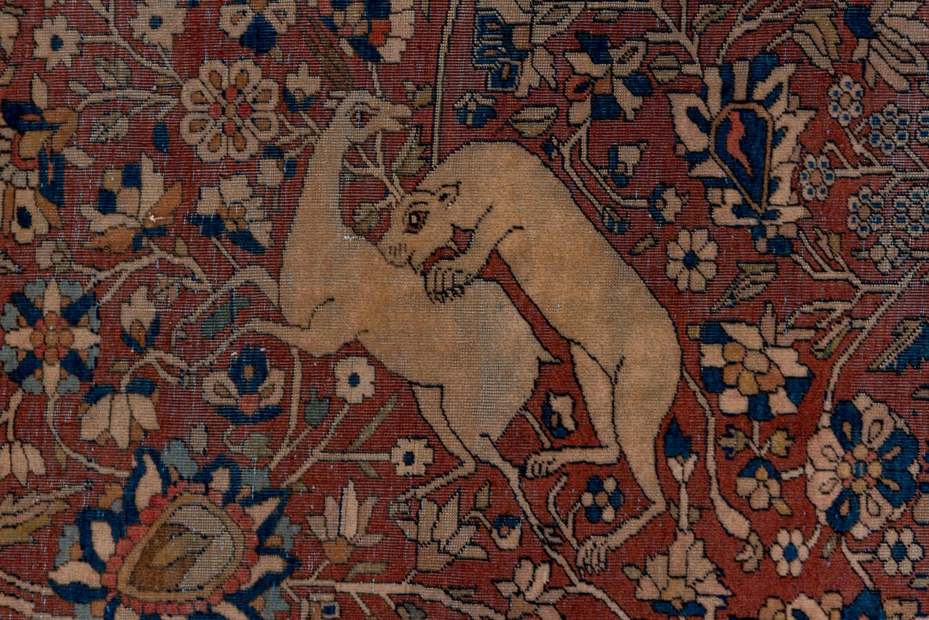 Antique kashan, mohtasham Carpet - # 52131