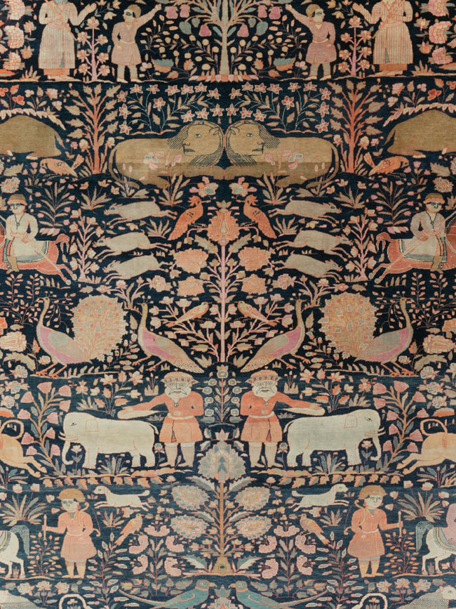 Antique kashan, mohtasham Carpet - # 57936