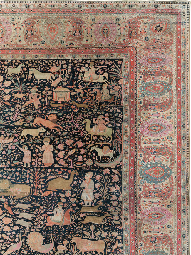 Antique kashan, mohtasham Carpet - # 57936