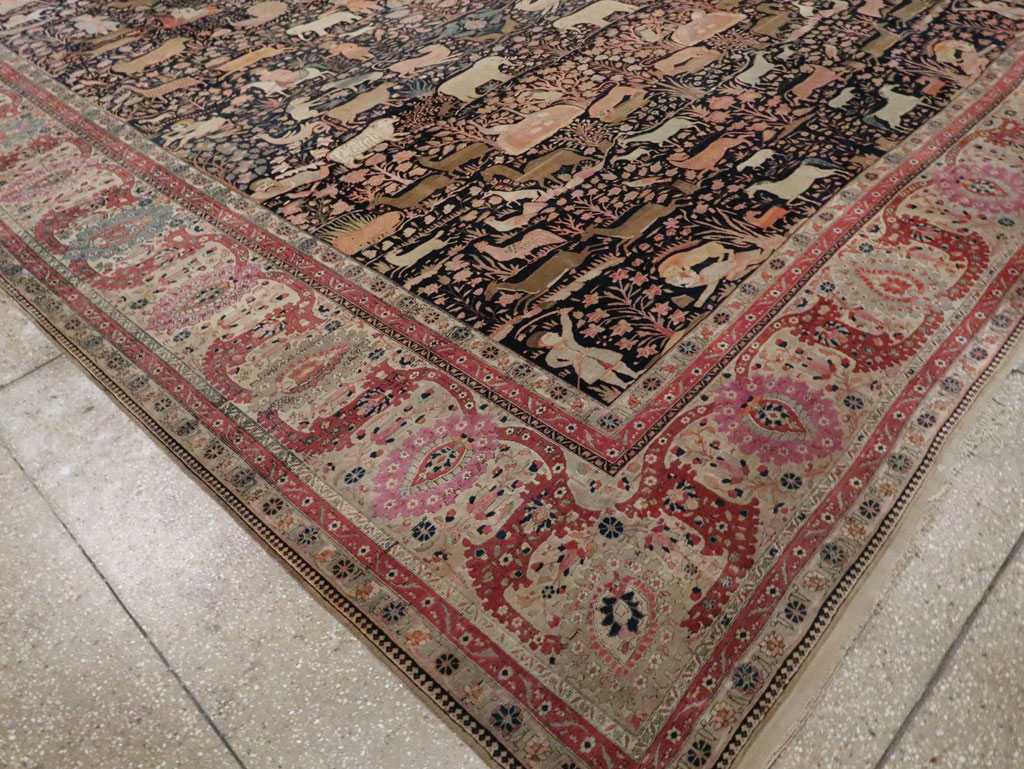 Antique kashan, mohtasham Carpet - # 57936