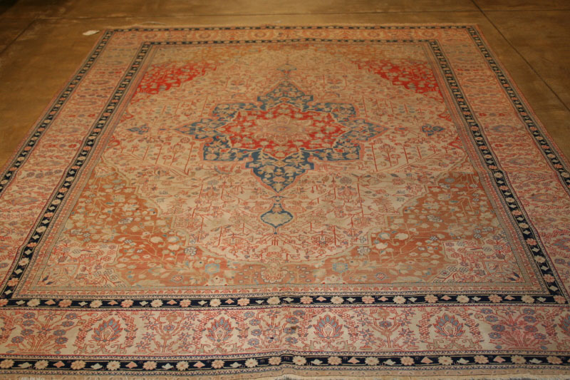 Antique kashan, mohtasham Carpet - # 8440