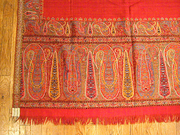 Antique kashmir shawl - # 2592