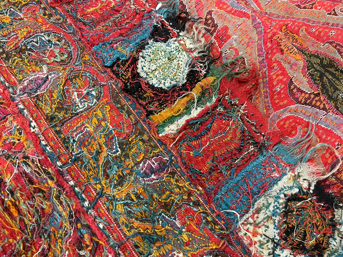 Antique kashmir shawl - # 56227