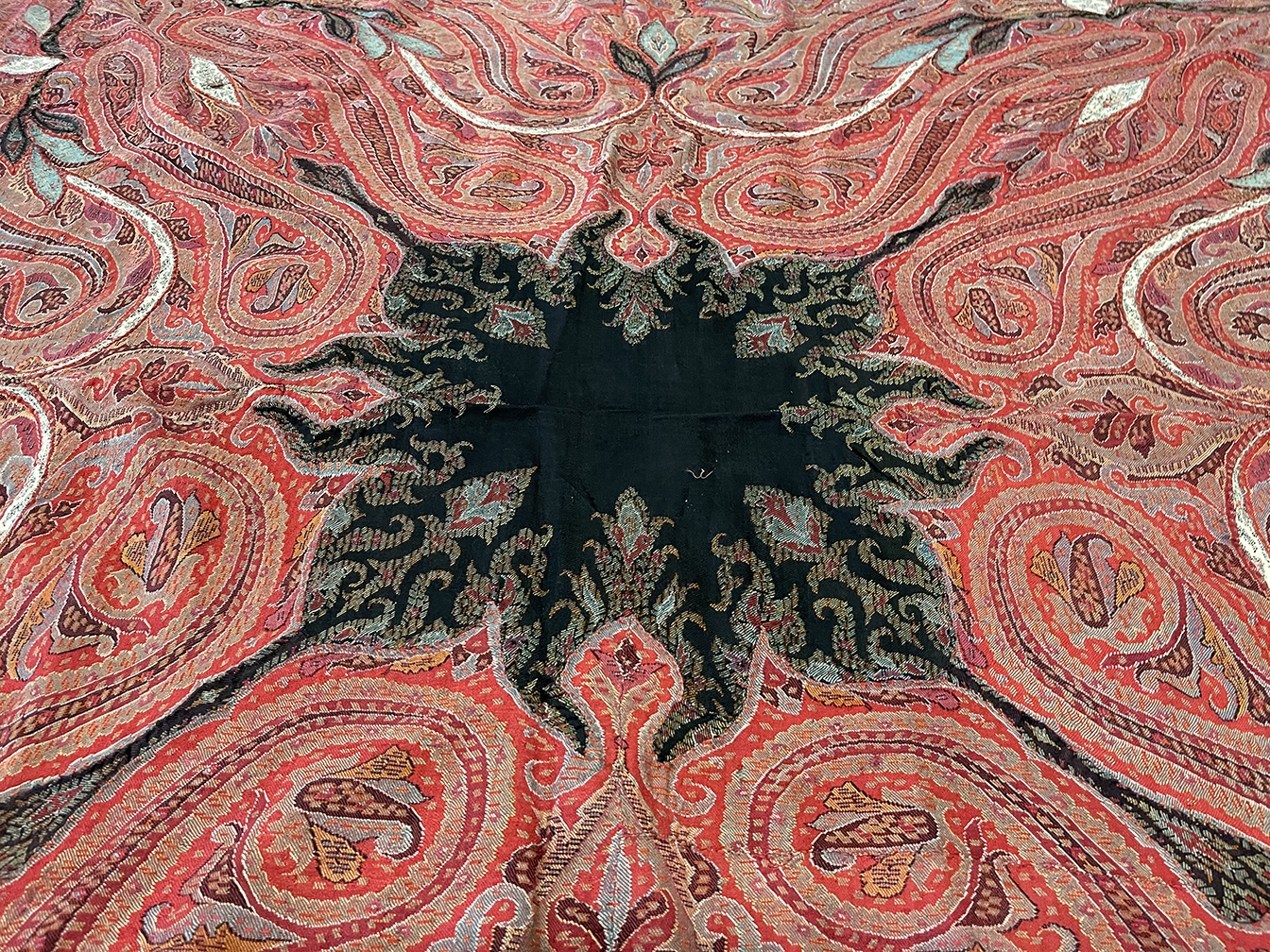 Antique kashmir shawl - # 56232