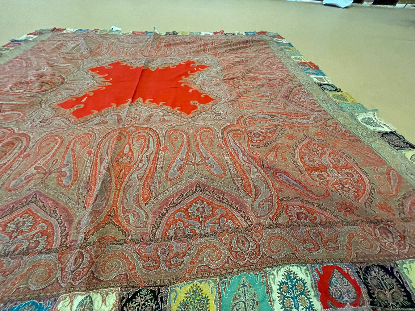 Antique kashmir shawl - # 56233