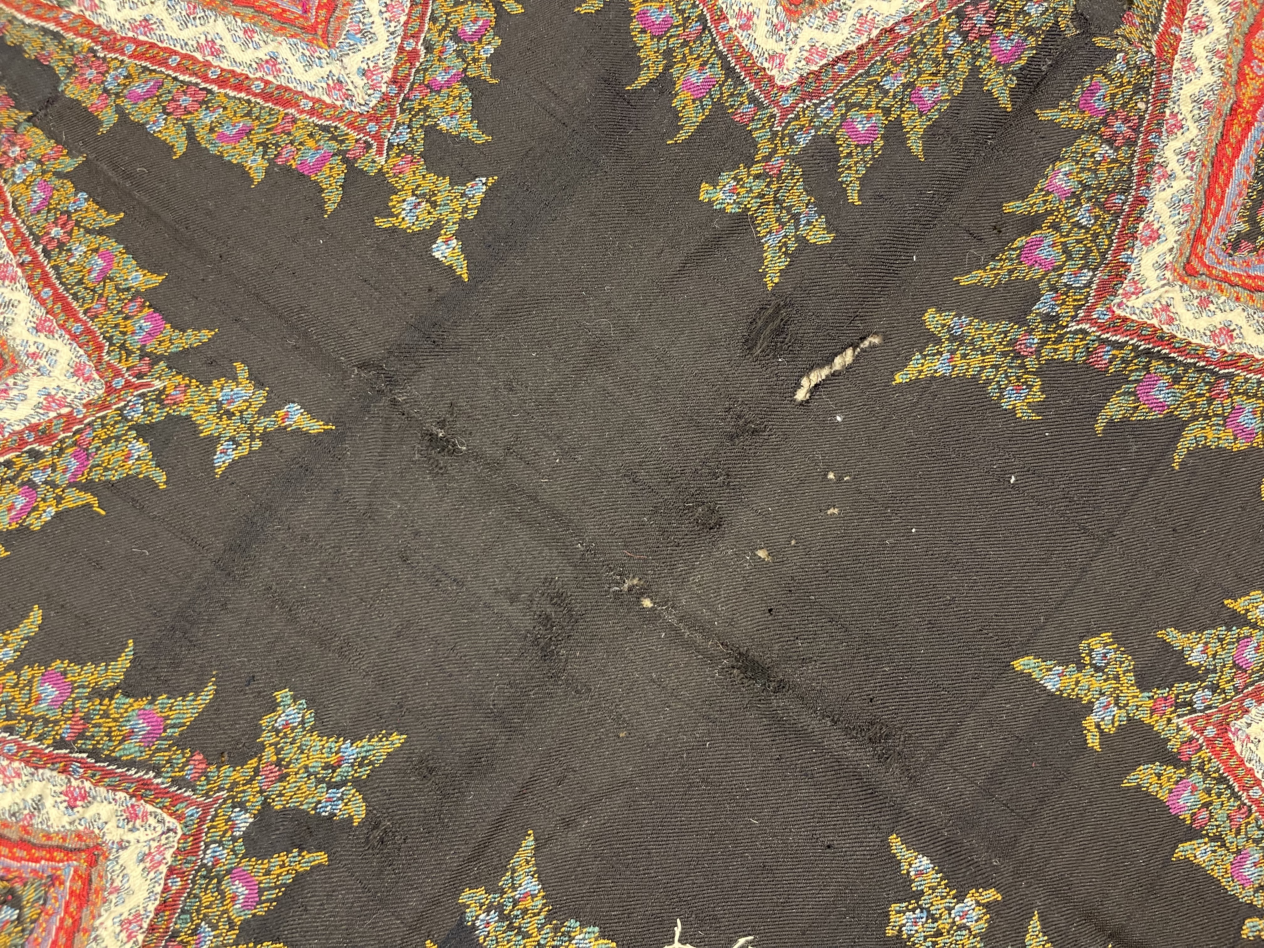 Antique kashmir shawl - # 57090